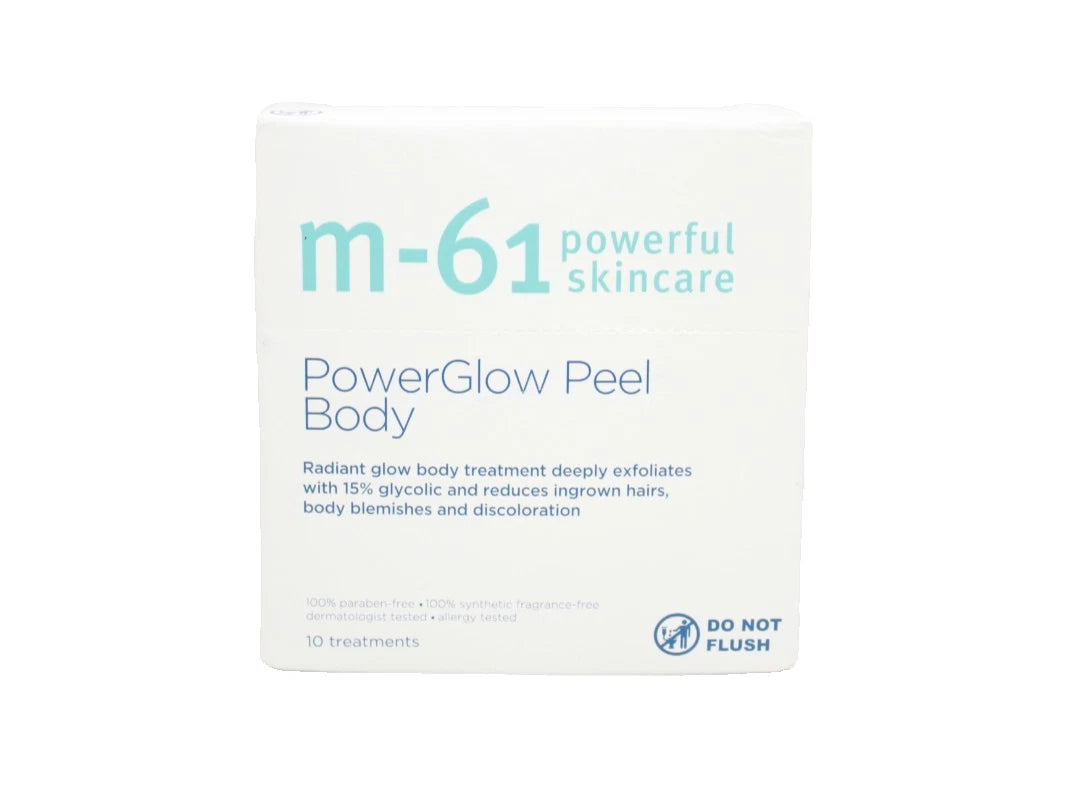 m-61 Power Glow Peel Body 10 Treatments | Exfoliating Body Peel for Smooth, Radiant Skin