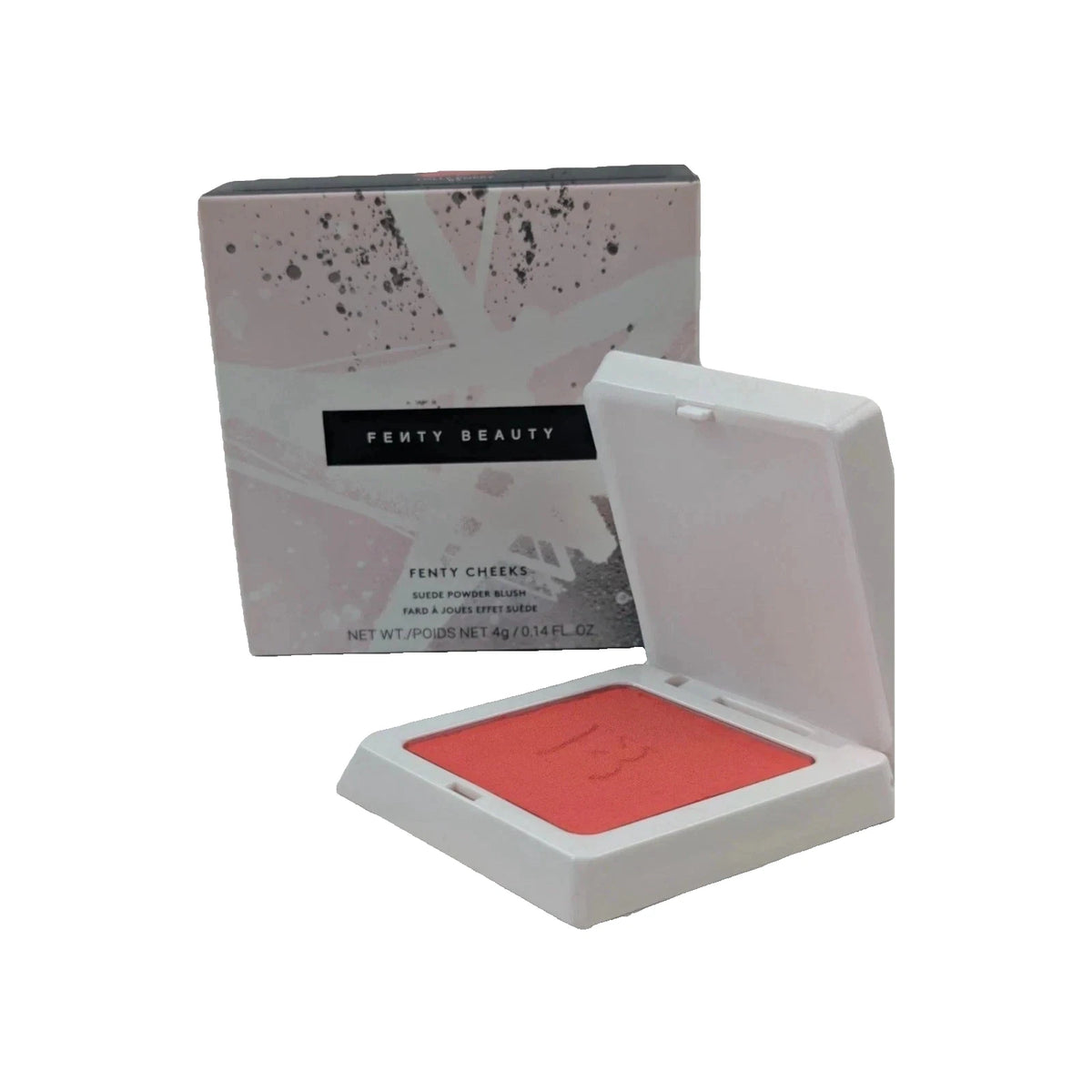 Fenty Beauty Cheeks Suede Waterproof Powder Blush – Lolly Poppy | Bold Long-Lasting Color