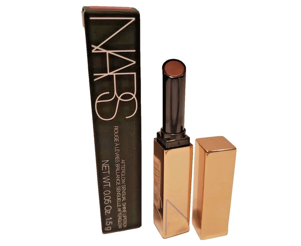 NARS Afterglow Sensual Shine Lipstick – Show Off | Hydrating High-Shine Lip Color