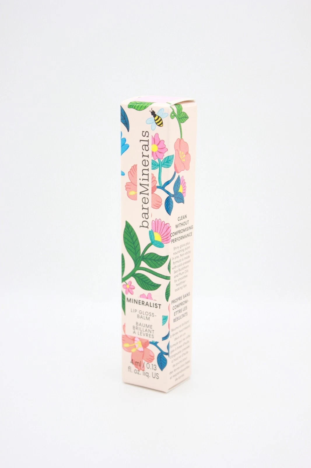 bareMinerals Lip Gloss Balm in Serenity – Hydrating Sheer Nude Gloss with Shine