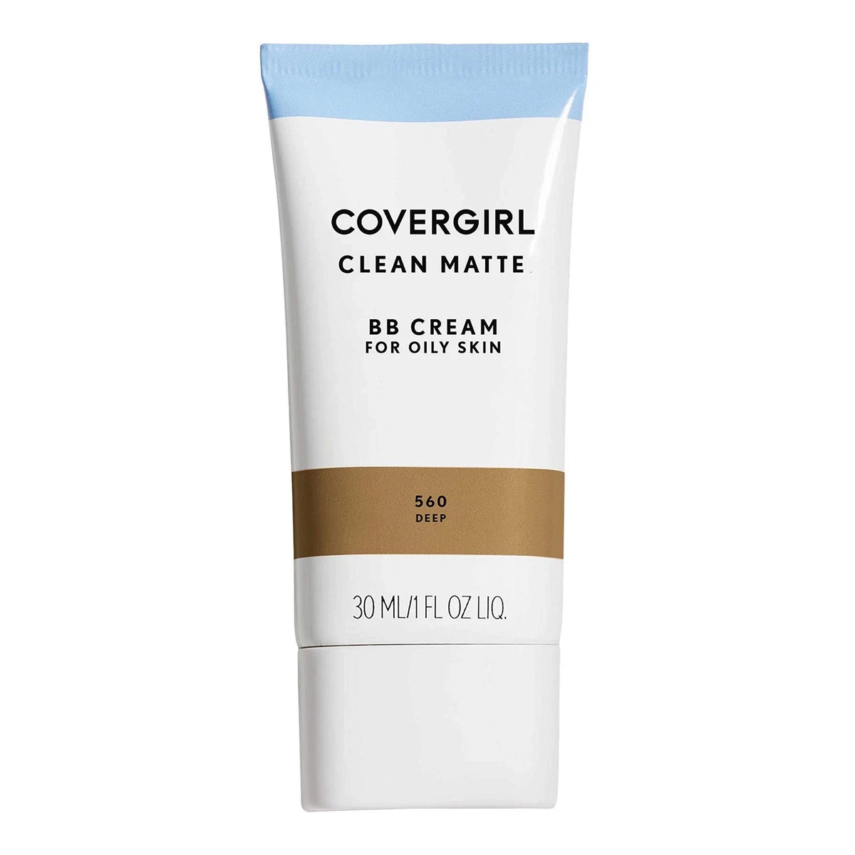 CoverGirl Clean Matte BB Cream 560 Deep Fonce Oily Skin Oil Free 30ml New