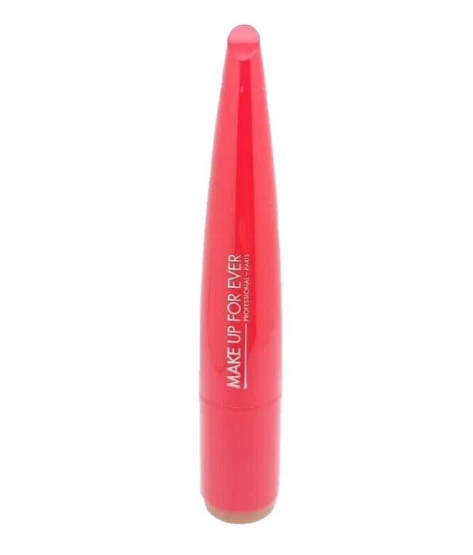 Make Up For Ever Rouge Artist Shine On Lipstick 130 Jubilant Caramel – Hydrating High Shine Nude Caramel Lipstick for Smooth, Glossy Finish