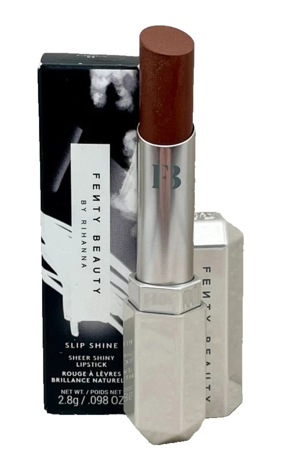 Fenty Beauty Slip Shine Sheer Shiny Lipstick – 09 Bubblerum | Hydrating Glossy Tint
