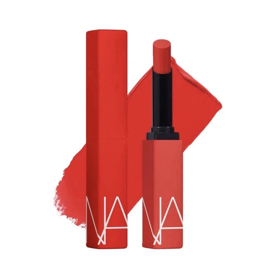 NARS Powermatte Lipstick – #130 Feel My Fire | Ultra-Matte Long-Wear Lip Color