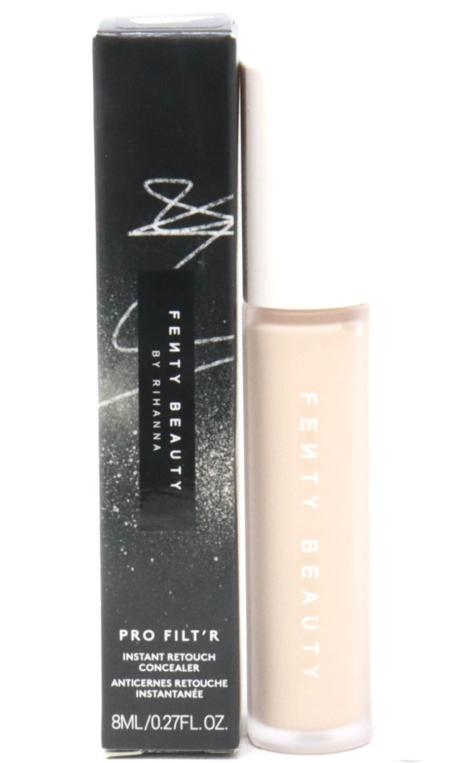 Fenty Beauty Pro Filt’r Instant Retouch Concealer – Shade 120 | Full Coverage, Long-Wear Brightening Concealer