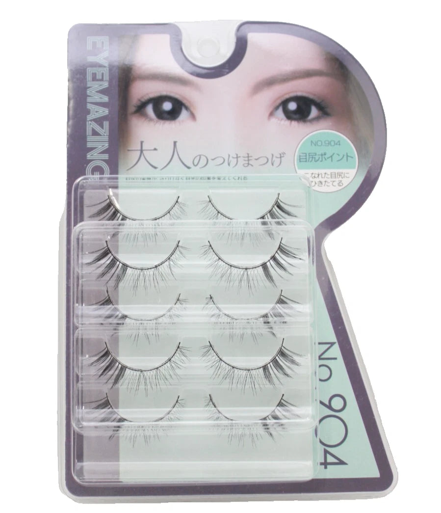 EYEMAZING No.900 Series False Eyelashes – Natural Adult Lash Style (Japan)
