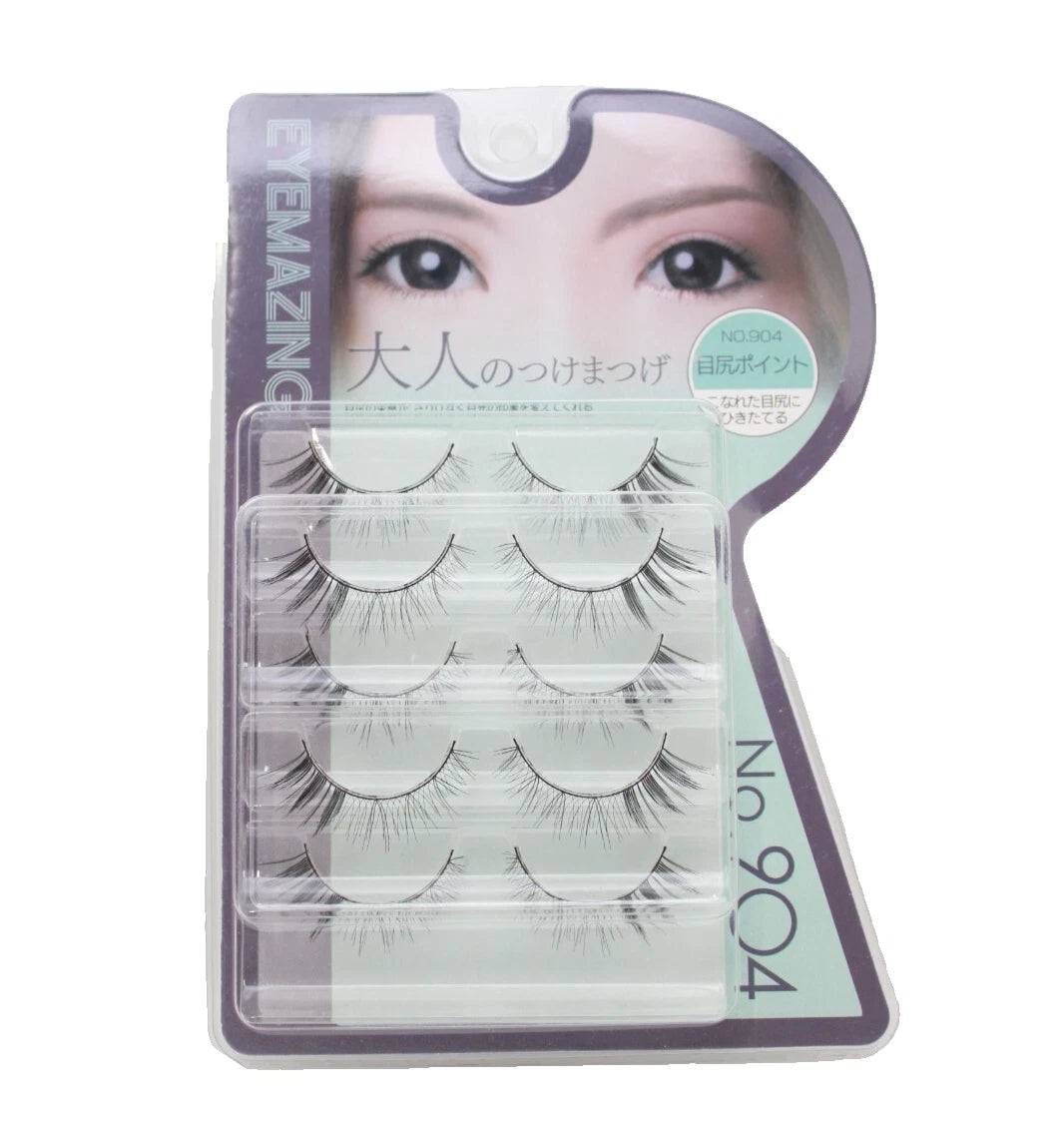 EYEMAZING No.900 Series False Eyelashes – Natural Adult Lash Style (Japan)
