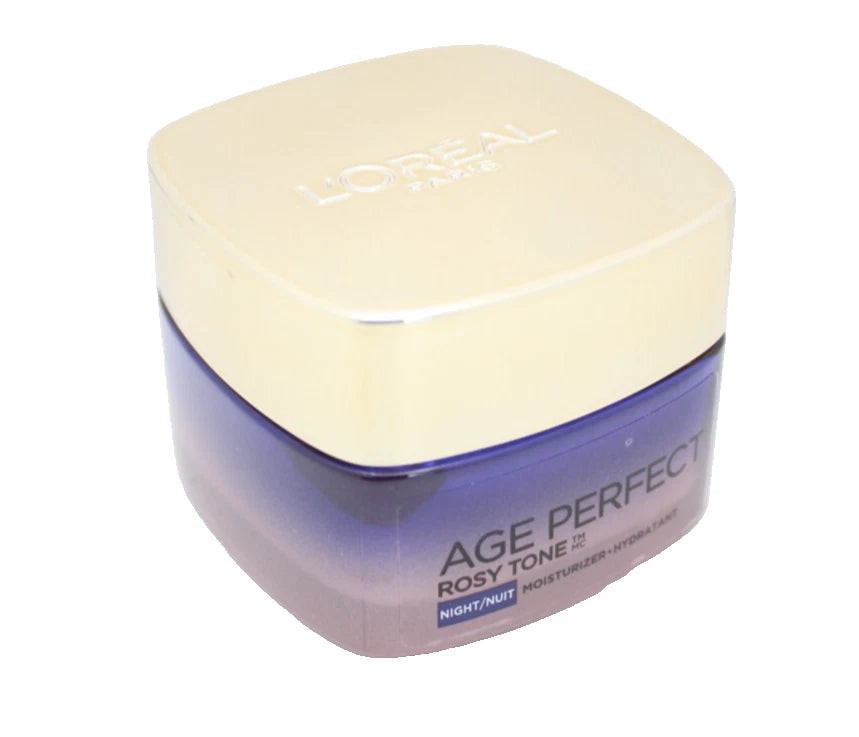 L'Oréal Age Perfect Rosy Tone Cold Effect Night Cream – Revitalizing Overnight Moisturizer for Mature Skin
