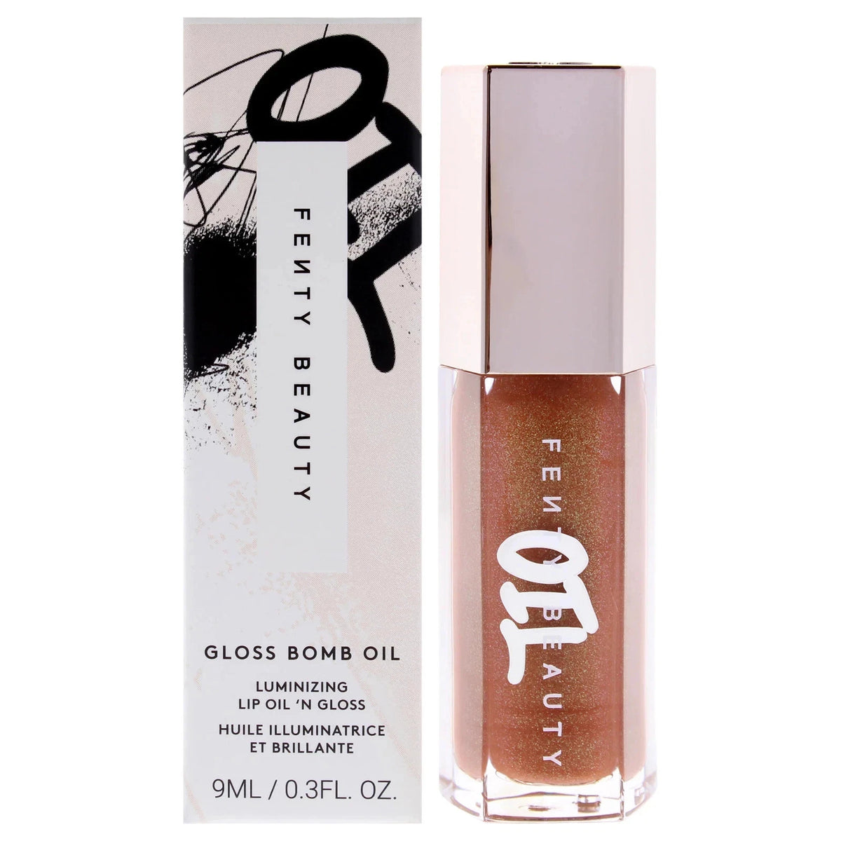 Fenty Beauty Gloss Bomb Oil Rose Fenty Rose 06 Hydrating Lip Oil New
