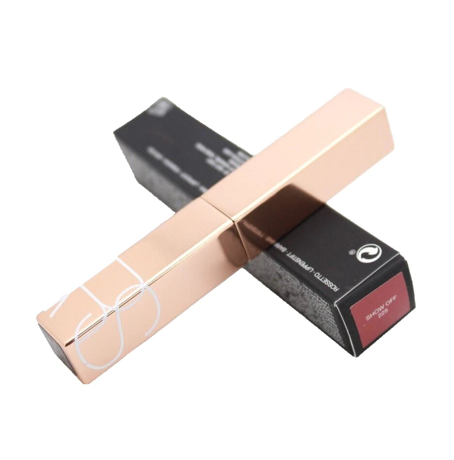 NARS Afterglow Sensual Shine Lipstick – Show Off 225 | Hydrating Shine Lip Color with Luminous Finish