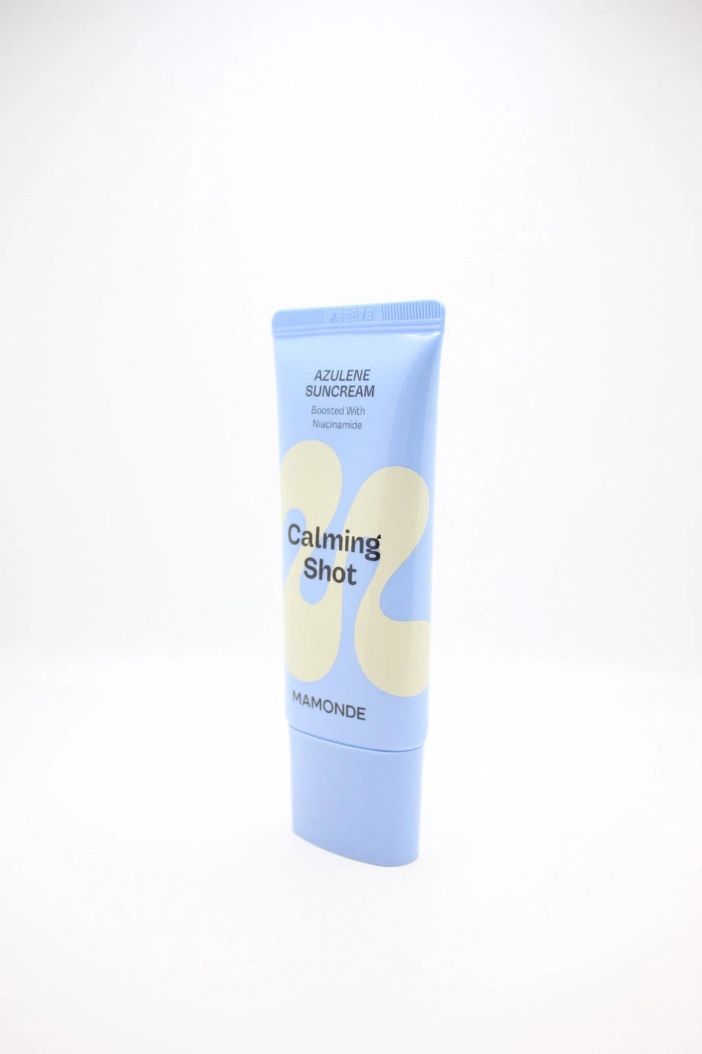 Mamonde Calming Shot Azulene Sun Cream – Soothing SPF Facial Sunscreen for Sensitive Skin with Lightweight Hydration