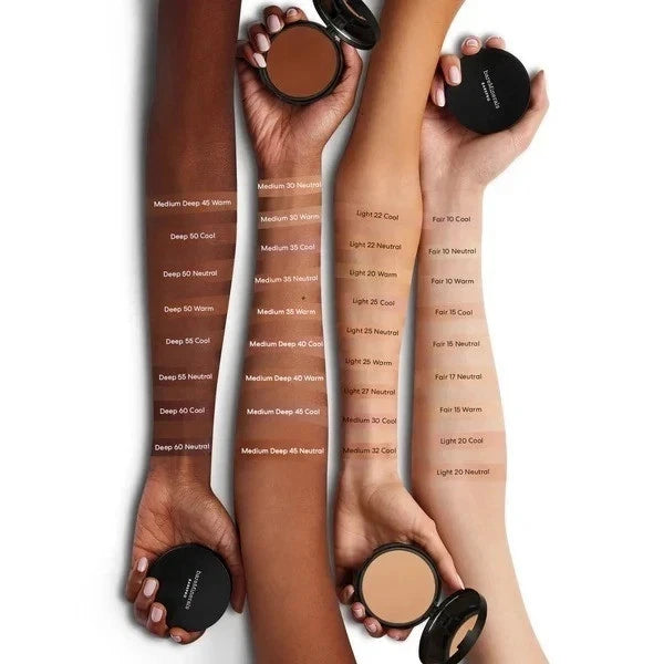 bareMinerals BAREPRO 16HR Performance Wear Powder Foundation – Light 20 Warm | Skin-Perfecting Matte Coverage
