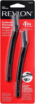 Revlon Eyebrow Precision Shaper Facial Razor Brow Trimmer Dermaplaning Tool