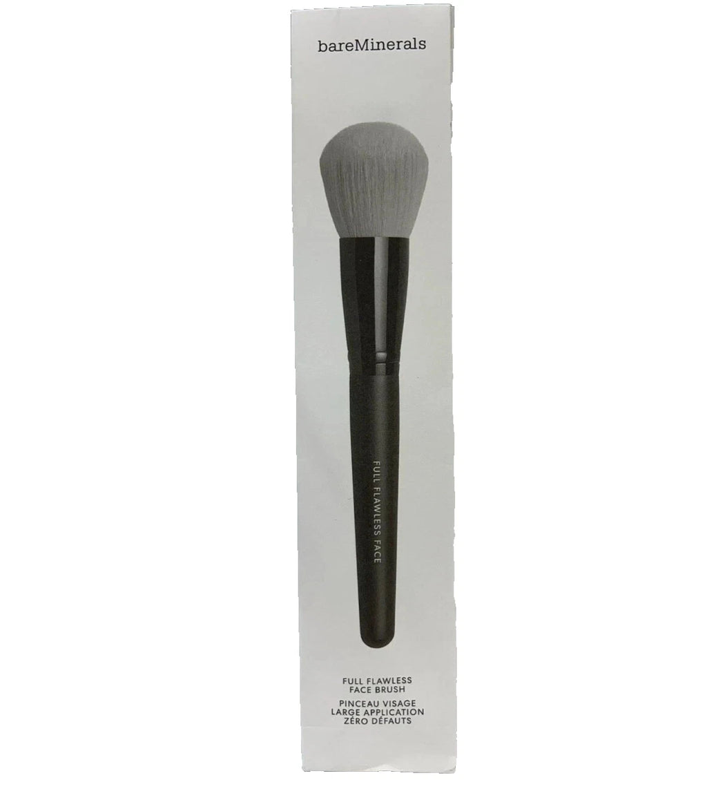 bareMinerals Full Flawless Face Brush – Soft Synthetic Makeup Brush for Powder & Foundation Application
