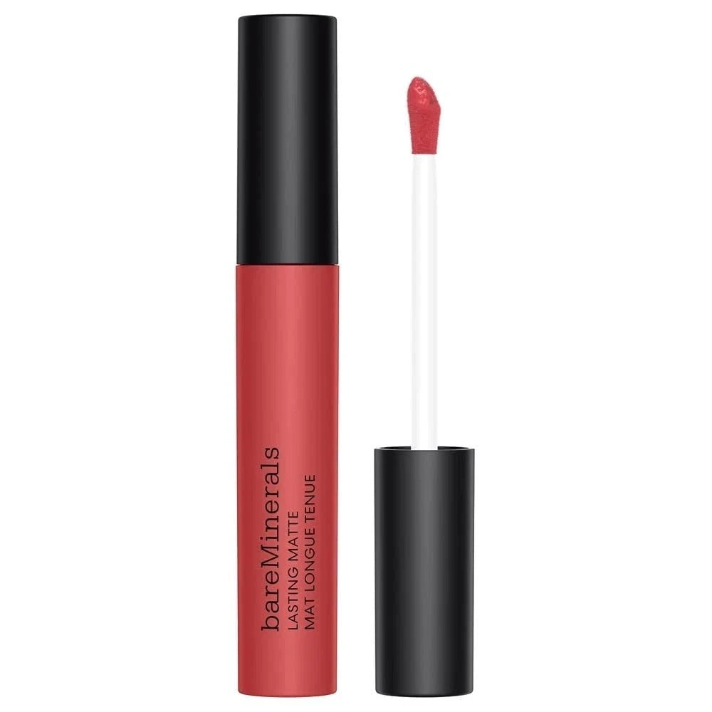 bareMinerals Lasting Matte Liquid Lipstick – Spirited | Vegan Long-Wear Matte Lip Color