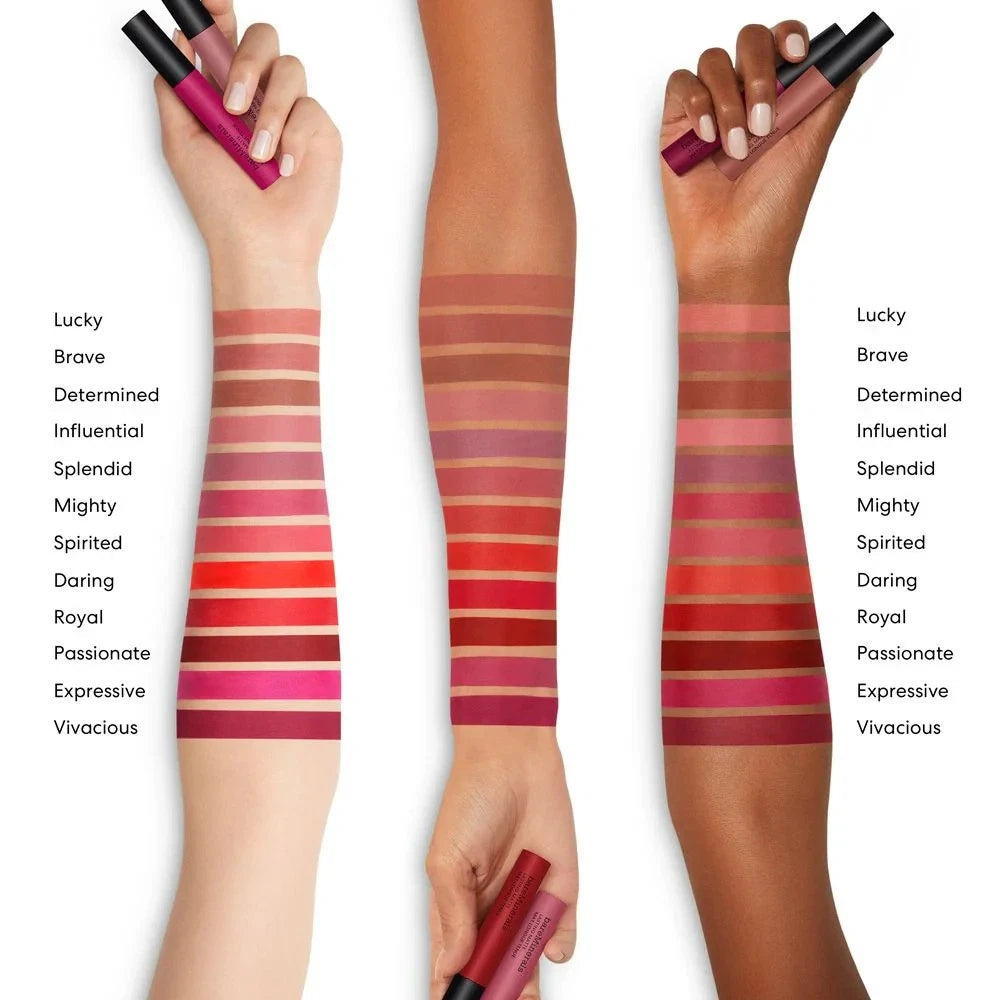 bareMinerals Mineralist Matte Liquid Lipstick – Determined | Vegan Long-Wear Lip Color