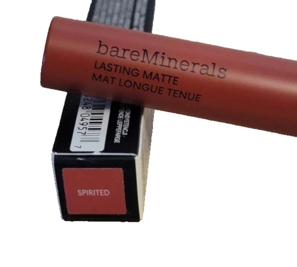 bareMinerals Lasting Matte Liquid Lipstick – Spirited | Vegan Long-Wear Matte Lip Color