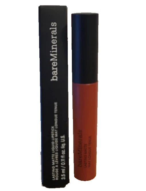bareMinerals Lasting Matte Liquid Lipstick – Spirited | Vegan Long-Wear Matte Lip Color
