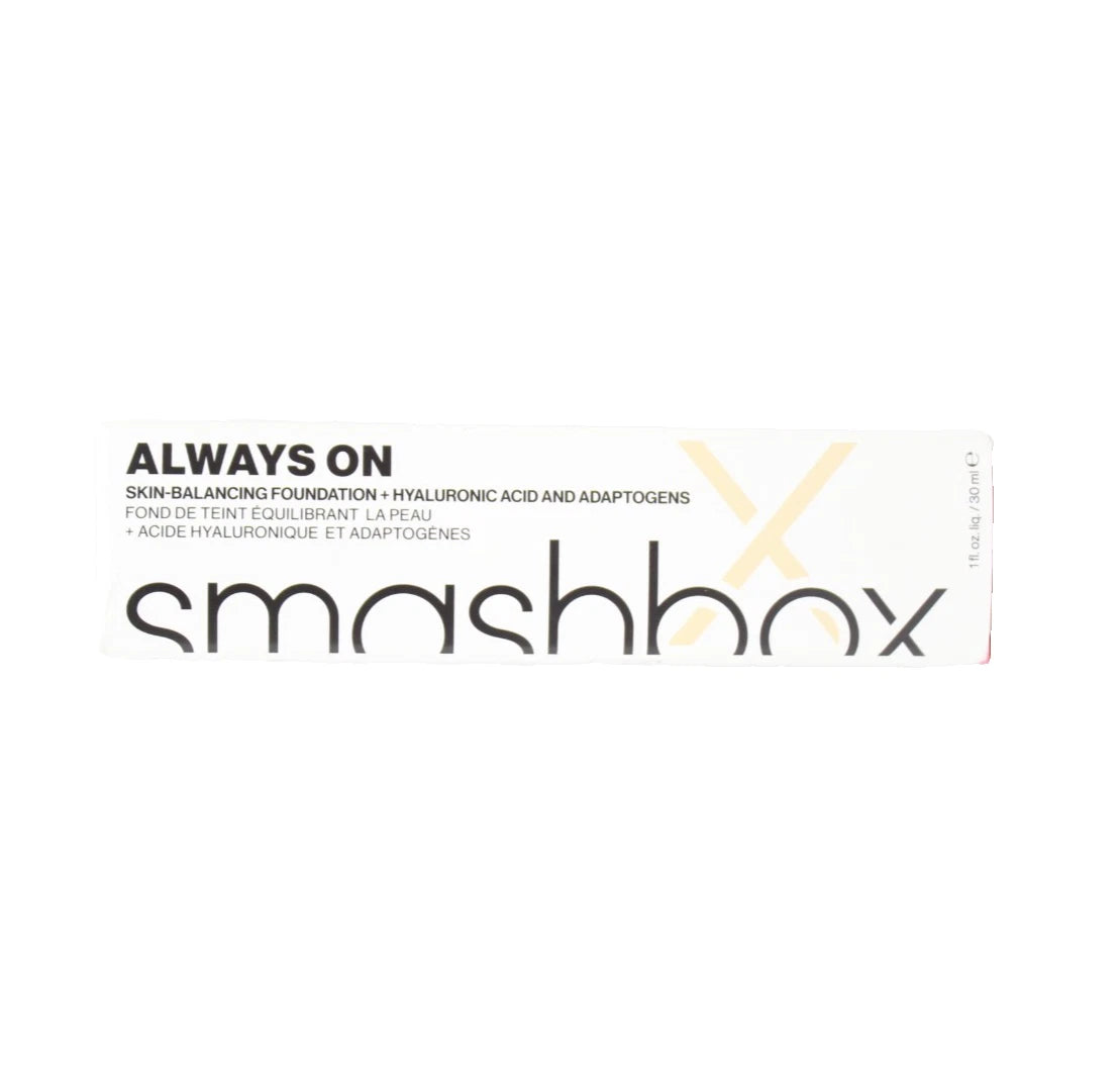 SMASHBOX Always On Skin-Balancing Foundation | Hyaluronic Acid & Adaptogens Medium to Full Coverage