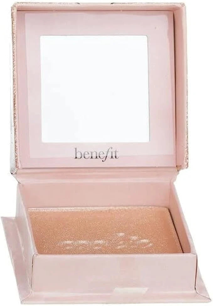 Benefit Cosmetics Cookie Golden Pearl Highlighter – Full Size Shimmer Powder | Radiant Glow Highlight for Face & Cheeks