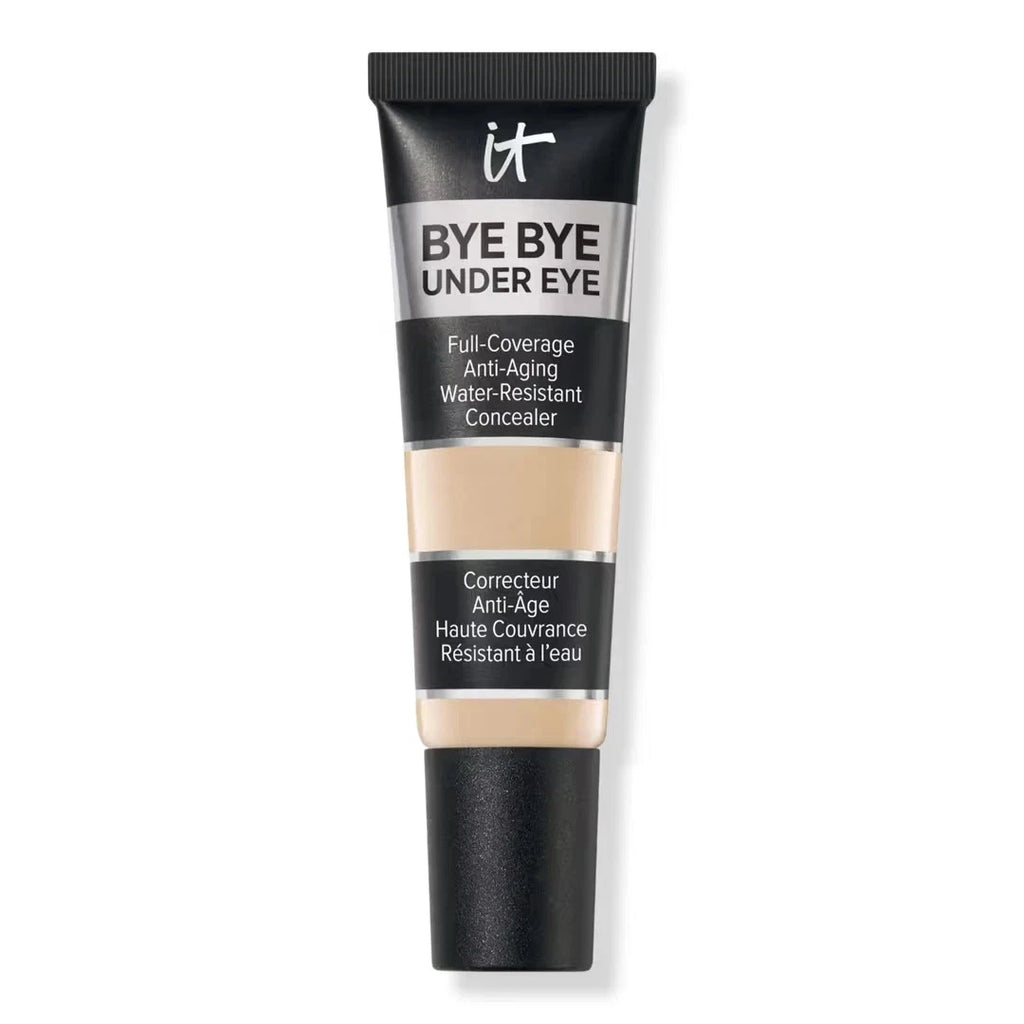 IT Cosmetics Bye Bye Under Eye Waterproof Concealer – 14.0 Light Tan (W) | Full Coverage Long-Wear Eye Corrector