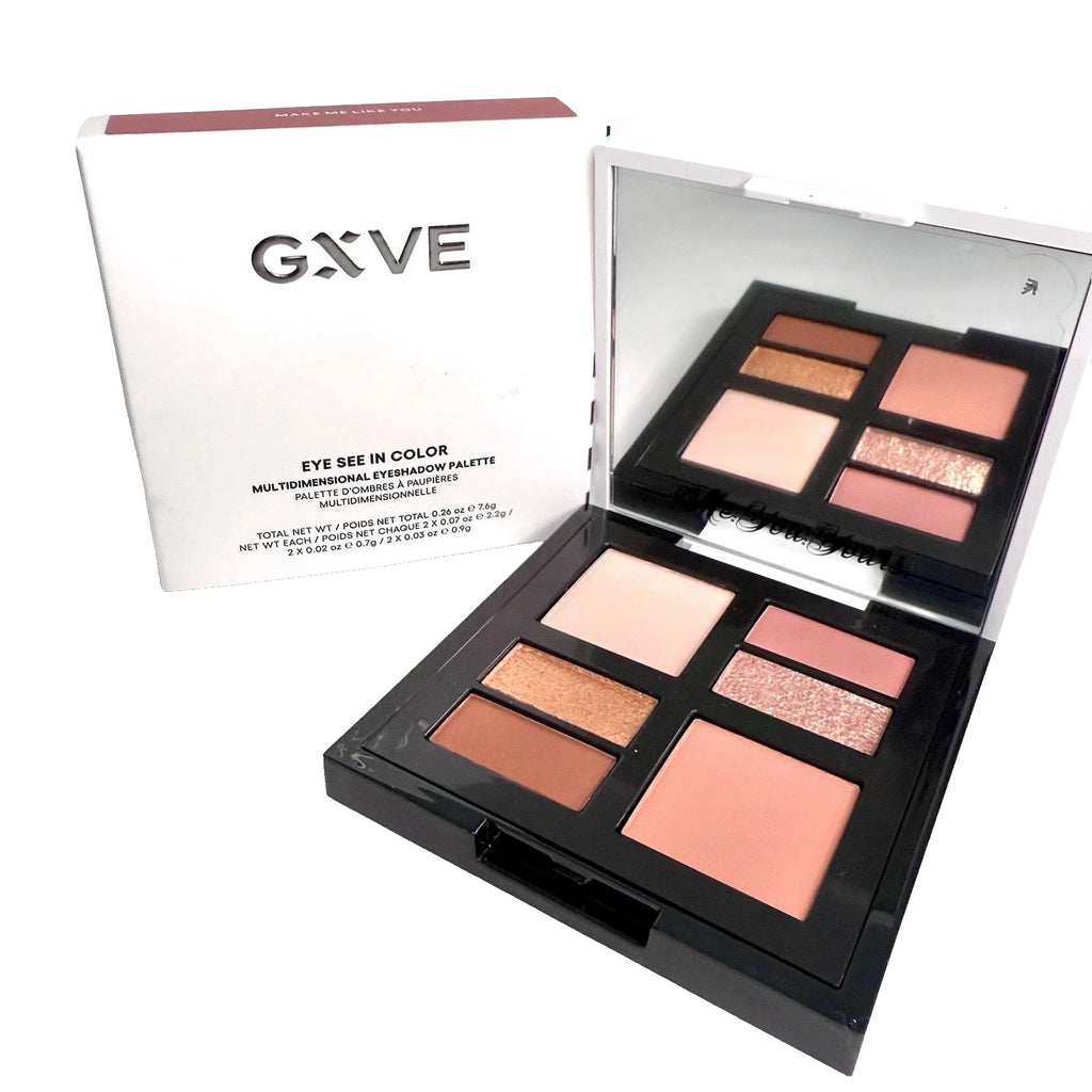 GXVE Eye See In Color Multidimensional Eyeshadow Palette – Make Me Like You | High-Pigment Multichrome Eye Makeup