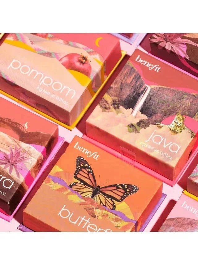 Benefit Java Rosy Mocha Blush Powder – Warm Tone Face Blush Compact