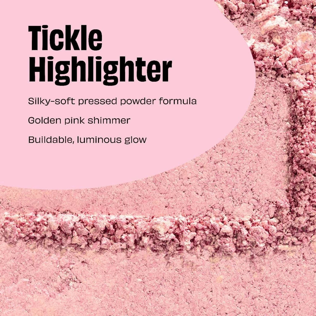 Benefit Tickle Golden Powder Highlighter – Warm Glow Face Highlighter