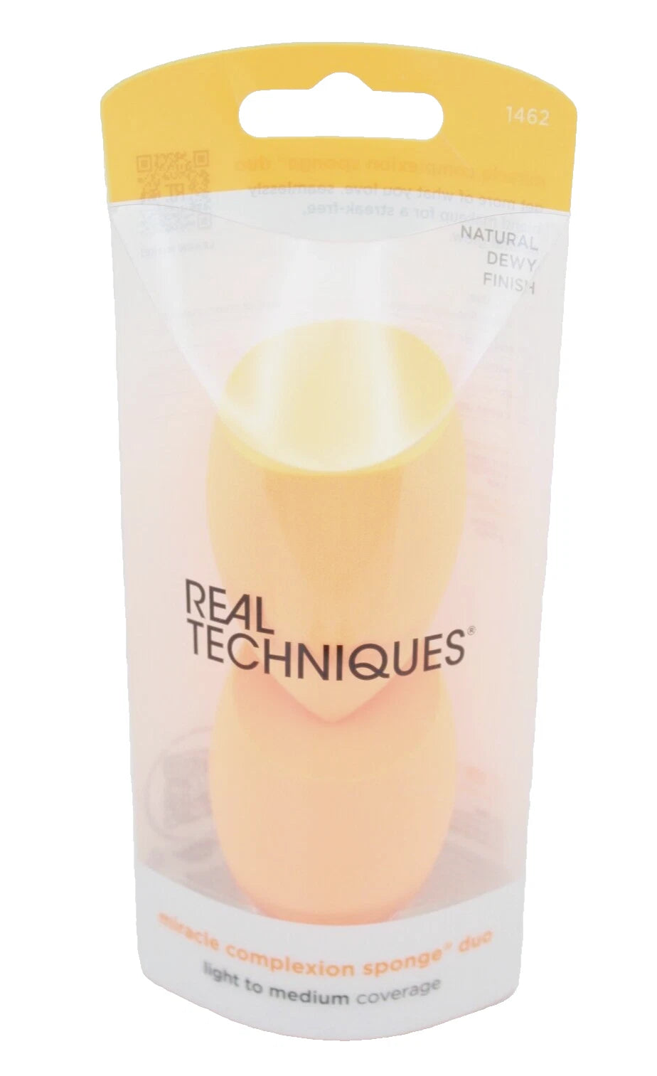Real Techniques Miracle Complexion Sponges Duo (2 Pack) | Beauty Blender Makeup Sponges for Flawless Blend