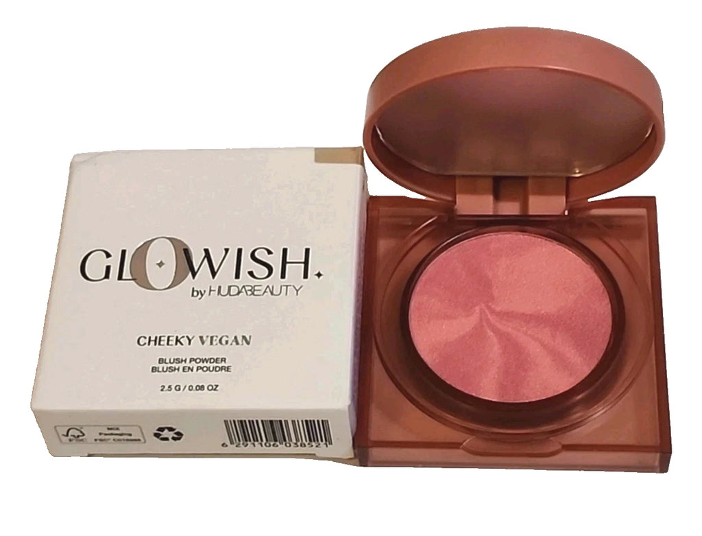 Glowish by Huda Beauty Cheeky Vegan Blush Stick 02 Caring Coral Full Size New