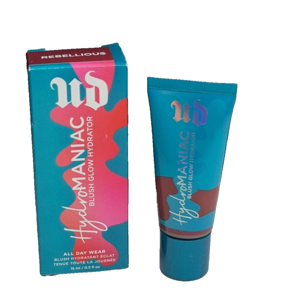 Urban Decay Hydromaniac Blush Glow Hydrator Liquid Blush – Rebellious 0.5 oz New