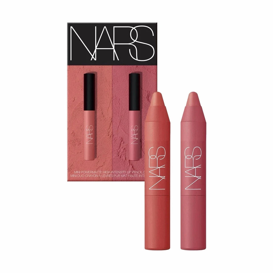NARS Mini Powermatte High Intensity Lip Pencil Duo Take Me Home & Dolce Vita New