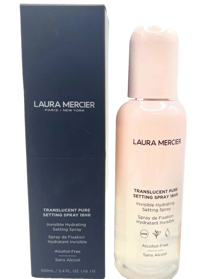Laura Mercier Translucent Pure Setting Spray 16HR 100mL / 3.4 Oz. New Sealed