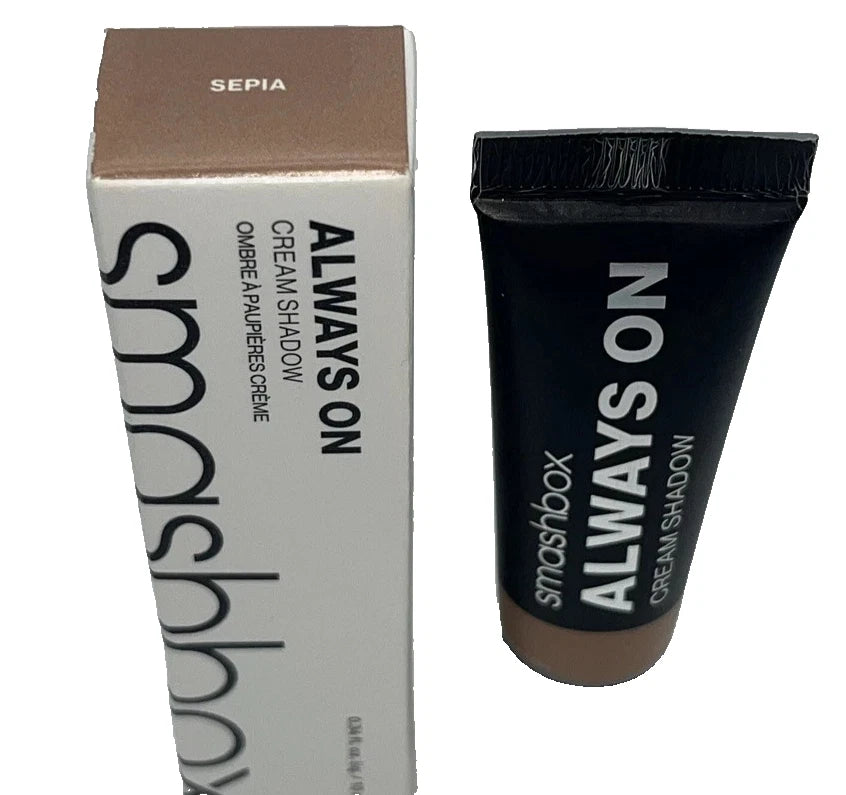 Smashbox Always On Cream Shadow 10ml 0.34oz Sepia Longwear Eyeshadow New