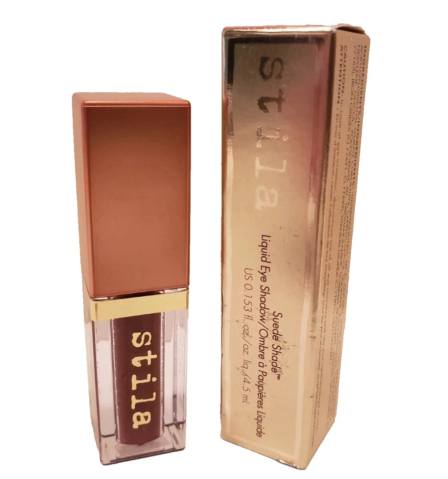 Stila Suede Shade Liquid Eyeshadow Sheer Terracotta 0.153 oz Long-Wear Glow