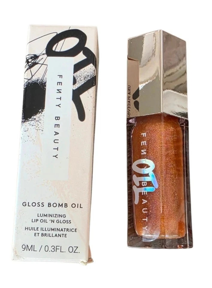 Fenty Beauty Gloss Bomb Oil Luminizing Lip Oil N Gloss 05 Frosted Bunz New