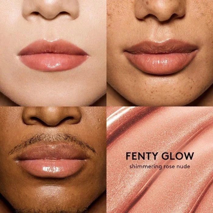 Fenty Beauty Gloss Bomb Oil Rose Fenty Rose 06 Hydrating Lip Oil New