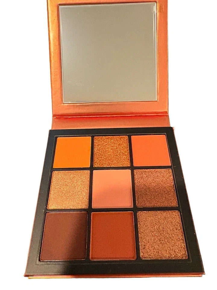 Huda Beauty Topaz Obsessions Eyeshadow Palette 9 Shades Warm Gold Bronze New