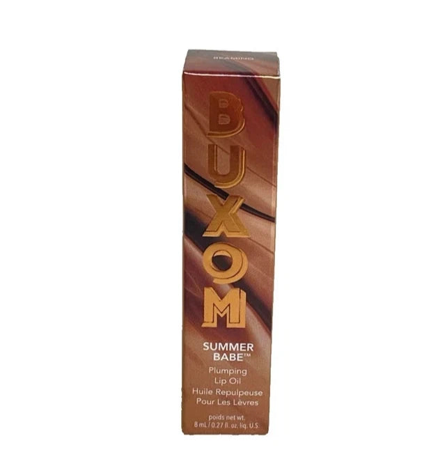 Buxom Summer Babe Plumping Lip Oil Hydrating High Shine Lip Gloss New