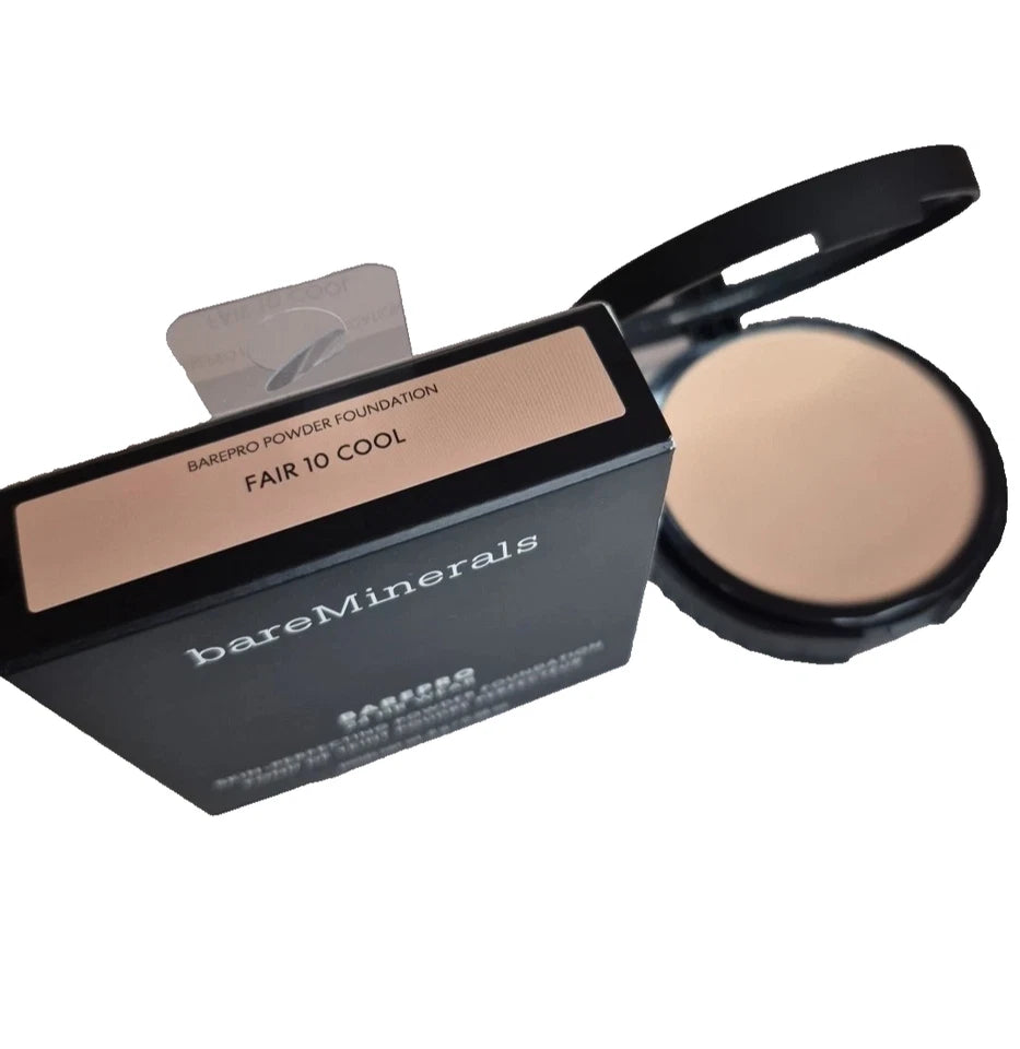 bareMinerals Barepro 16HR Powder Foundation Fair 10 Cool Full Coverage Matte New