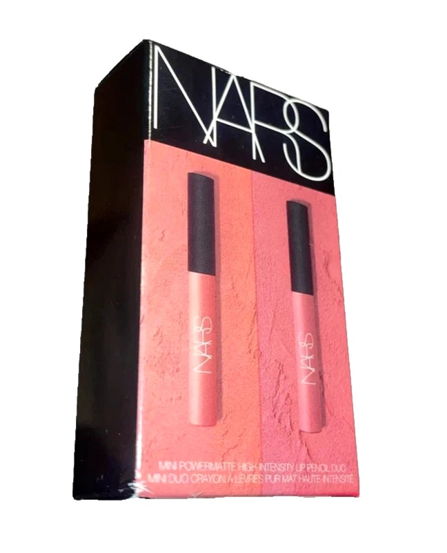 NARS Mini Powermatte High Intensity Lip Pencil Duo Take Me Home & Dolce Vita New