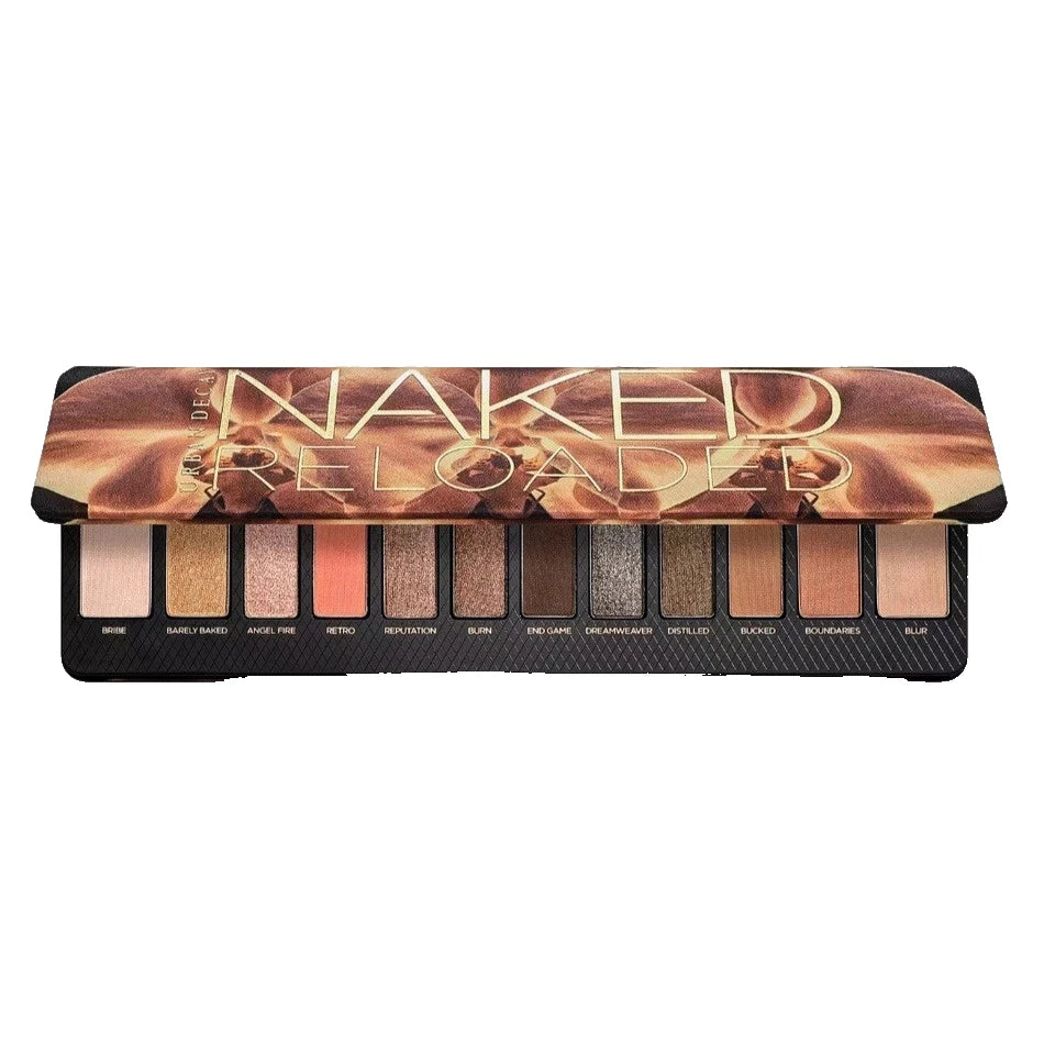 Urban Decay Naked Reloaded Eyeshadow Palette 12 Shades Neutral Nude Eye Makeup