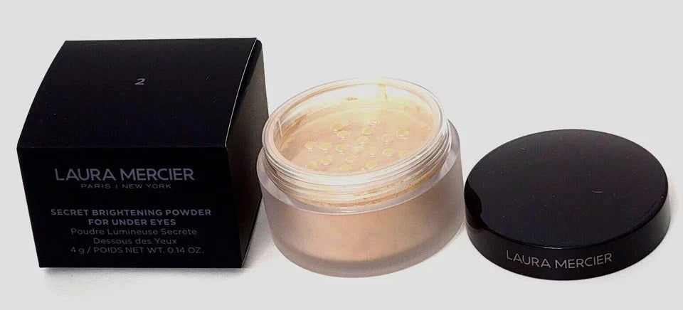 Laura Mercier Secret Brightening Powder for Under Eyes Shade 2 – 0.14oz / 4g New