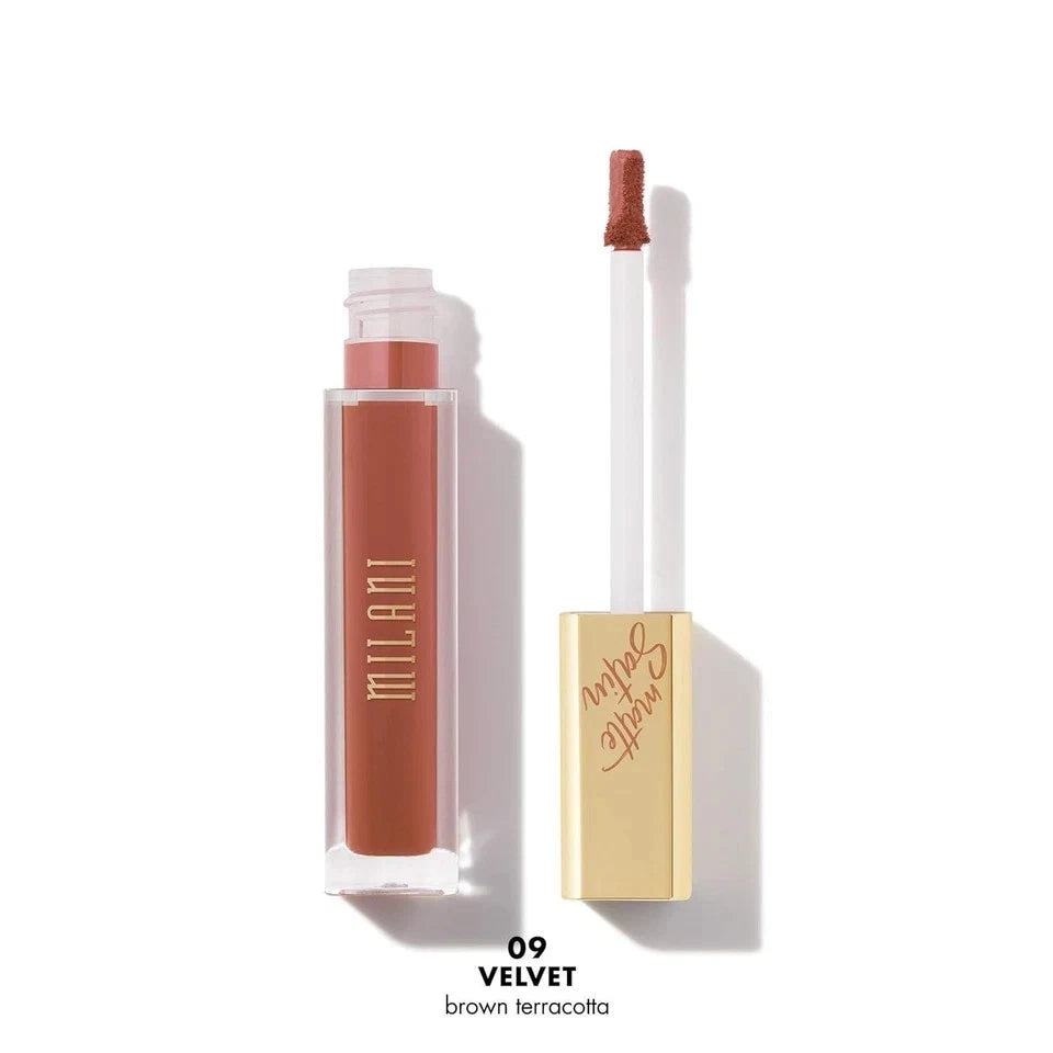 Milani Amore Satin Matte Lip Creme 09 Velvet Liquid Lipstick Longwear New