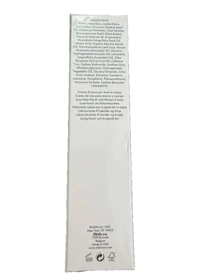 Rodin Lavender Absolute Crema Hand & Body Cream 3.4oz Luxury Moisturizer New