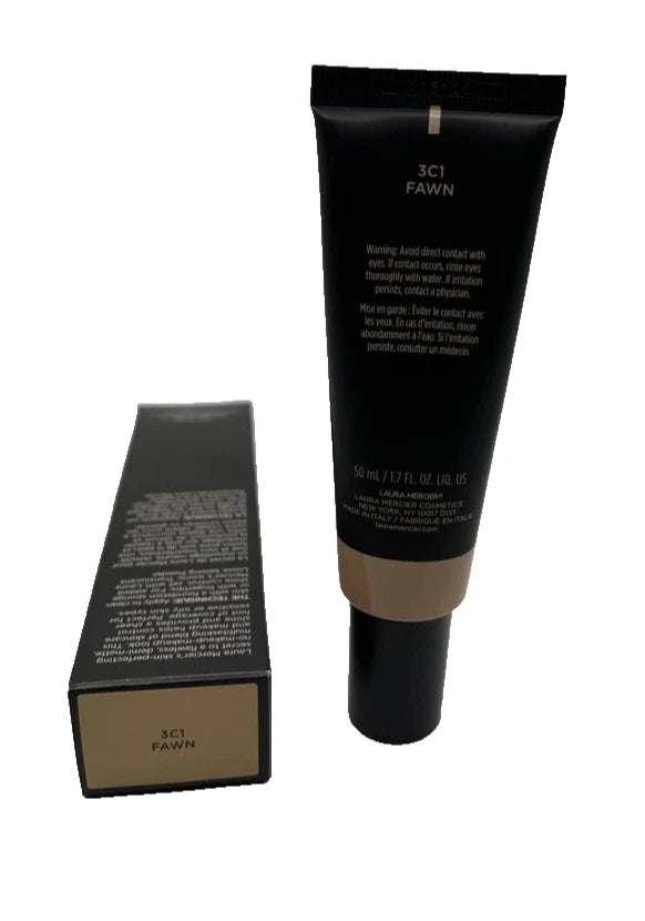 Laura Mercier Tinted Moisturizer SPF 30 3C1 Fawn Hydrating Lightweight Natural