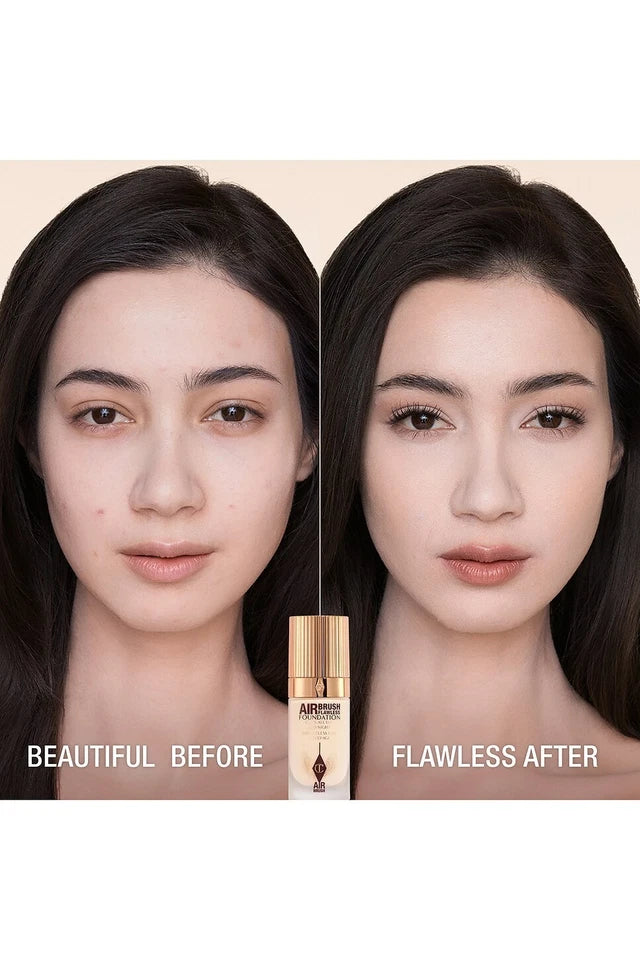 Charlotte Tilbury Airbrush Flawless Foundation 1 Cool Froid 30ml Full Coverage
