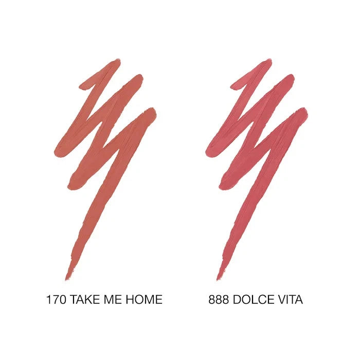 NARS Mini Powermatte High Intensity Lip Pencil Duo Take Me Home & Dolce Vita New
