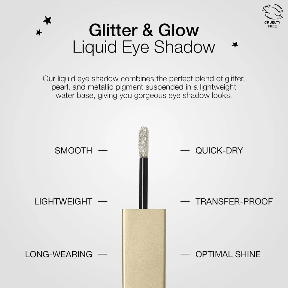 Stila Glisten & Glow Liquid Eyeshadow Diamond Dust Shimmer Glitter Eye Makeup