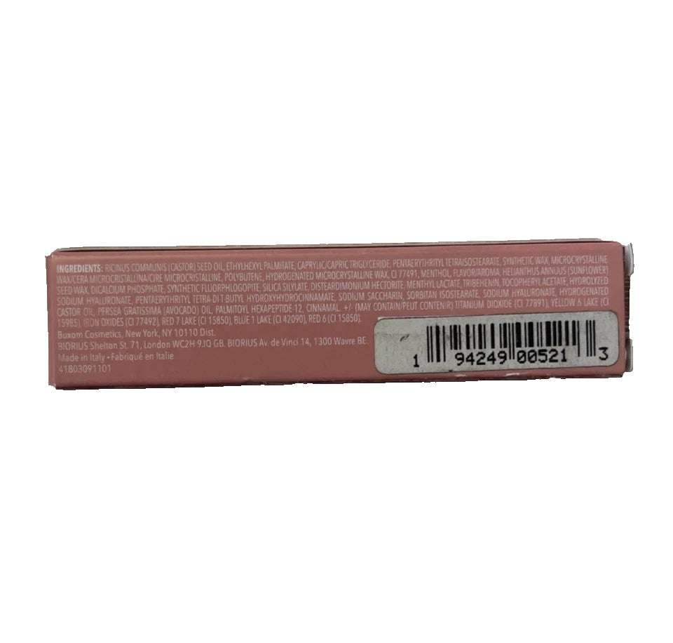 Buxom Full-On Lipstick Plumping Satin Lip Color Hydrating Full Size New